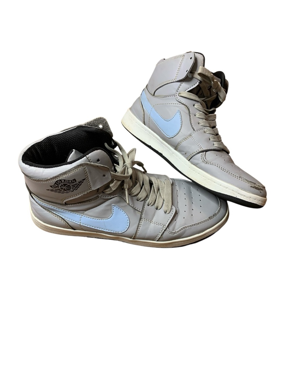 Nike Air Jordan 1 Retro High Grey Ice Light Blue US 7 / EUR 40